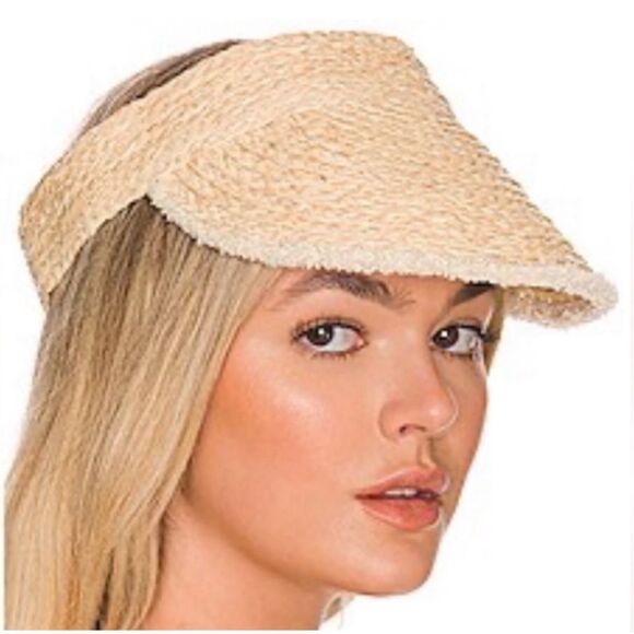 Hat Attack Pocket Visor UPF 50 Raffia Packable